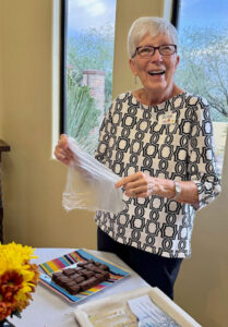 photos of members at the new members tea