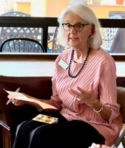 photos of members at the new members tea